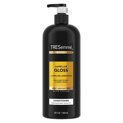 Tresemme Lamellar Gloss, Brilliant Gloss & Sleek Finish, Hair Conditioner with Heat Protection - 28 fl oz