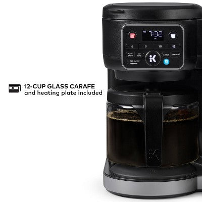 Keurig K-Duo Hot & Iced Single-Serve & Carafe Coffee Maker Black: Electric Drip Coffee Pot, 72 oz Capacity