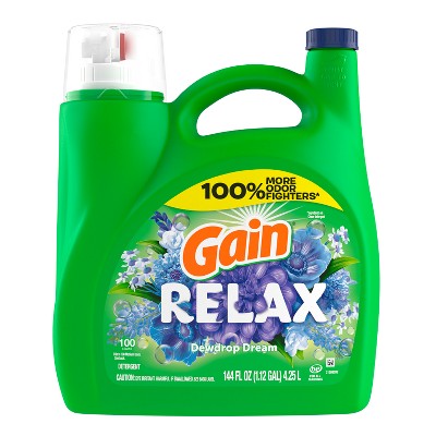 Gain Liquid Laundry Detergent - Relax - 144 fl oz