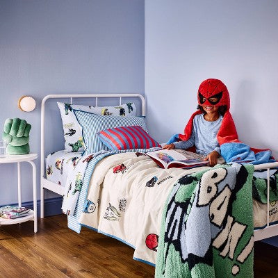 Marvel Spider-Man Kids' Hooded Blanket - The Marvel Collection by Pillowfort