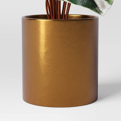 Luxe Maranta Leaf in Gold Pot - Threshold (LOCAL PICKUP ONLY)
