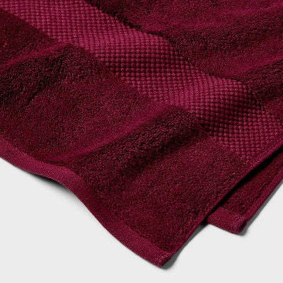 2pk Performance Plus Bath Towels Wine - Threshold