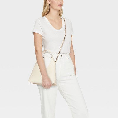 Mini Slouchy Chain Handbag - Universal Thread Off-white