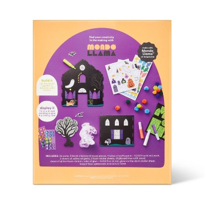 Halloween Craft Tabletop Haunted House Kit - Mondo Llama