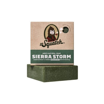 DR. SQUATCH Men's All Natural Bar Soap - Sierra Storm - 5oz