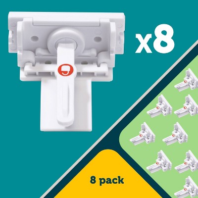 Safety 1st Secure-to-Explore Adhesive Locks - White - 8pk