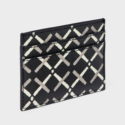 Basic Card Case Wallet - A New Day Onyx Black: Shell, Solid Pattern, 4.25" Width, 3.125" Height