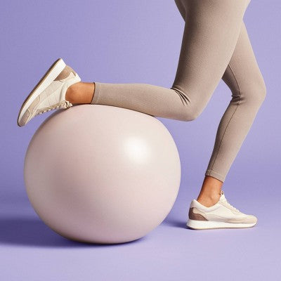 Weighted Stability Exercise Ball - Cream 55cm - All In Motion