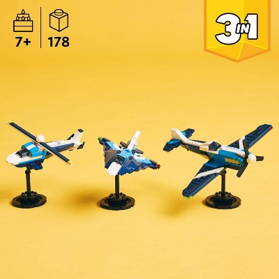 LEGO Creator 3 in 1 Aircraft Race Plane- 3 Options 31160