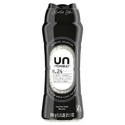 Downy Cashmere Citrus Amber Unstopables Unlimited Collection Beads Scent Boosters - 21.1oz: Odor Control, Bleach-Free, High Efficiency