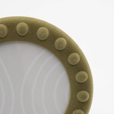 5"x5" Flocked Picture Frame Embossed Circle - Bullseye's Playground