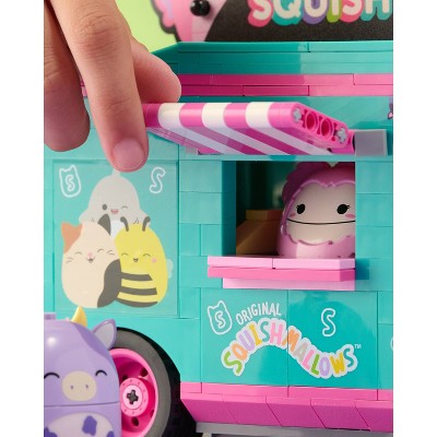 Squishmallows Deluxe Playset & 4_2" Buildable Figures Building Set - Squish Tour Van: Creative Thinking Educational Toy, 788 Pieces