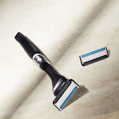 Dollar Shave Club 4-Blade Razor Refill - Compatible with 4 and 6 Blade Handles - 8ct