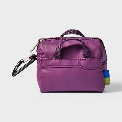 Multi-function Weekender Mini Coin Pouch Plum - Open Story