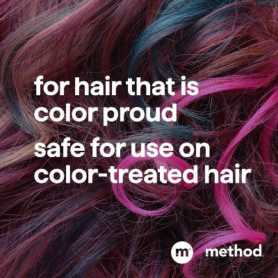 Method Mindful Matcha Color Protecting Shampoo Sulfate & Silicone Free - 14 fl oz: Paraben-Free, Liquid Hair Shampoo