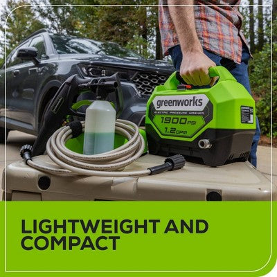 Greenworks 1900 PSI 1.2 GPM Electric Pressure Washer (LOCAL PICKUP ONLY)