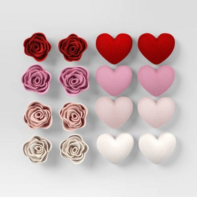 Felt Heart Valentine's Decorative Filler Set - Threshold