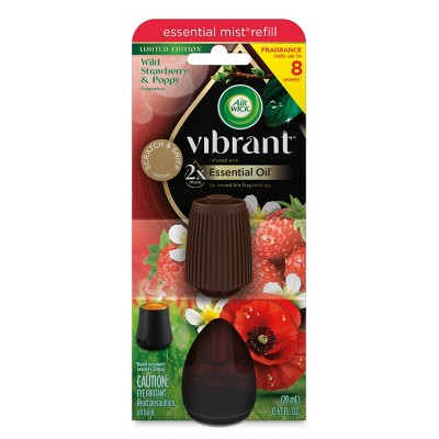 Air Wick Vibrant Essential Mist Refill - Wild Strawberry & Poppy - 0.67 fl oz