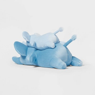 Elephant and Baby Weighted Plush Kids' Throw Pillow Blue - Pillowfort (LOCAL PICKUP ONLY)