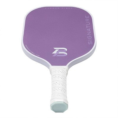 PBPRO Signature Carbon Fiber Pickleball Paddle - Lavender: Polypropylene Core, Traditional Frame