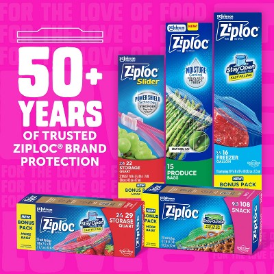 Ziploc Storage Quart Bags - 29ct