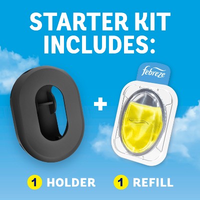 Febreze Trash - Trash Aisle Air Freshener Starter Kits - Clean Lemon