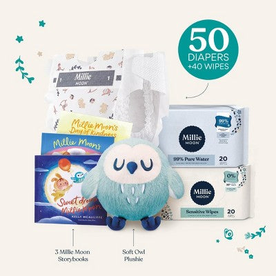 Millie Moon Luxury Diaper Cake - Size 1 - 50ct