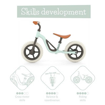 Chillafish Charlie Breeze 10" Kids' Balance Bike - Mint Green: Adjustable Handlebar & Seat (LOCAL PICKUP ONLY)