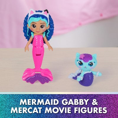 Gabby's Dollhouse: The Movie, MerCat's Colorful Kitty Aquarium Playset with Figures & Accessories