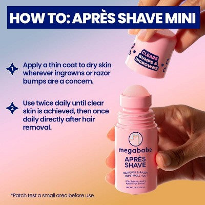 Megababe Apres Shave Hair Treatment - Trial Size - 1.7 fl oz