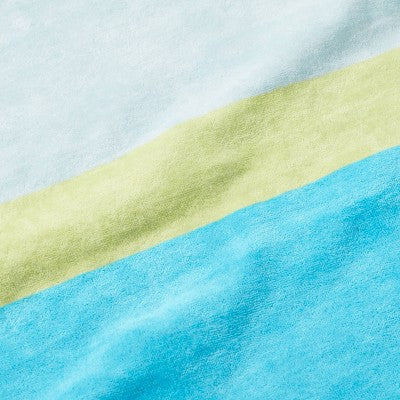 XL 'WOW' Reversible Beach Towel Blue/Teal/Lime - Sun Squad