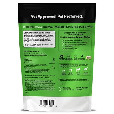 Pet Honesty Probiotics Gut & Health Duck Flavor Supplement for Dog - 60ct