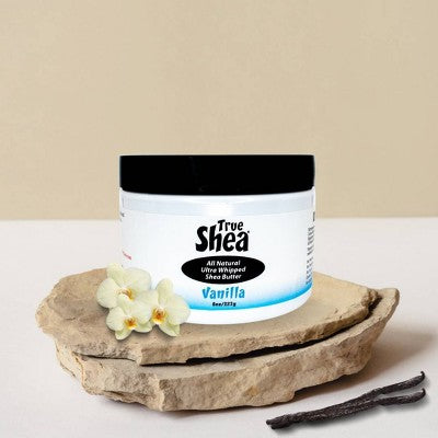 True Shea Natural Ultra Whipped Shea Butter - Vanilla - 8oz