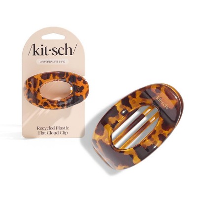 Kitsch-Mass Medium Flat Cloud Hair Claw Clip - Tortoise