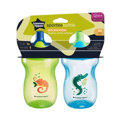 Tommee Tippee 10oz Sippy Cup - Green/Blue - 2pk