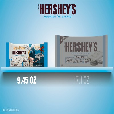 HERSHEY'S Cookies 'n' Creme Harry Potter Candy Snack Size - 9.45oz BBD: 09/26
