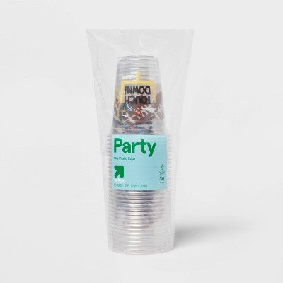 Disposable Clear Plastic Cups - Touchdown - 18oz/30ct - up&up