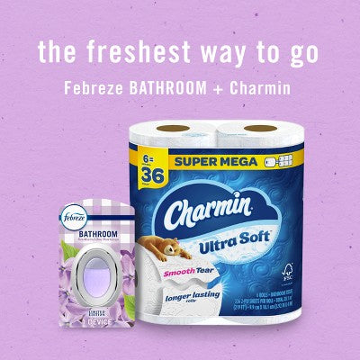 Febreze Southern Lilac Mornings Bathroom Air Freshener - 2ct