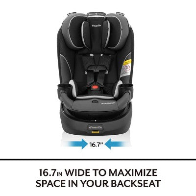 Evenflo Gold Revolve 360 Slim 2-in-1 Rotating Convertible Car Seat - Obsidian Black (LOCAL PICKUP ONLY)