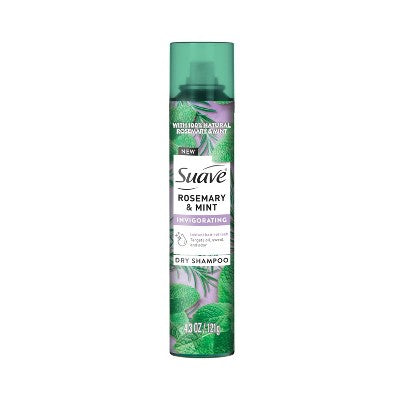 Suave Dry Shampoo Rosemary and Mint Deep Cleanse Hairspray - 4.3 fl oz
