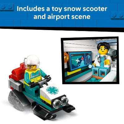 LEGO City Emergency Air Ambulance Airplane Toy 60465