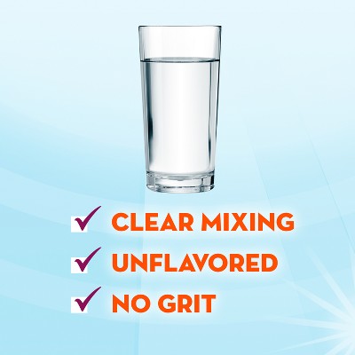 Metamucil Clear Digestive GLP-1 Friendly Fiber Blend - 3g Fiber Per Serving - 11.6oz/75 Dose