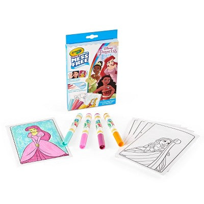 Crayola Color Wonder Princess Mini Box Set: Mess Free Coloring Book for Kids, Ages 3+, 12 Pages, 8.63" x 5.25"