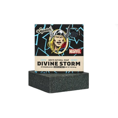 DR. SQUATCH Men's All Natural Bar Soap - Divine Storm - 5oz