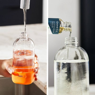 Grove Co. Reusable Cleaning Glass Spray Bottle - Sparkling Orange