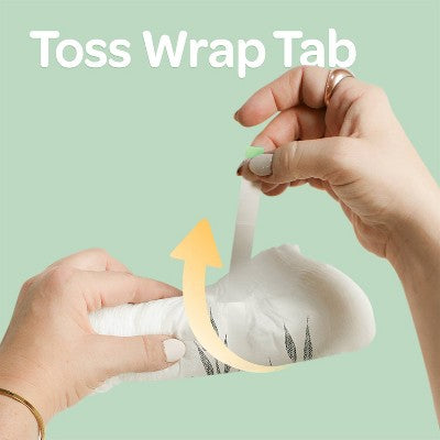 Parasol Clear+Dry Natural Disposable Diaper Pants - 3T-4T - 48ct