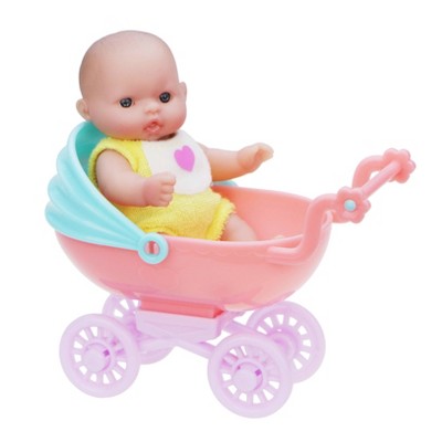 JC Toys Lots to Love Babies 5" Mini Doll House with Dolls and Accessories