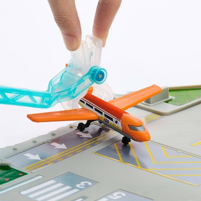 Matchbox Airport Takeoff Adventure Playset with Diecast Toy Audi Car & Plane