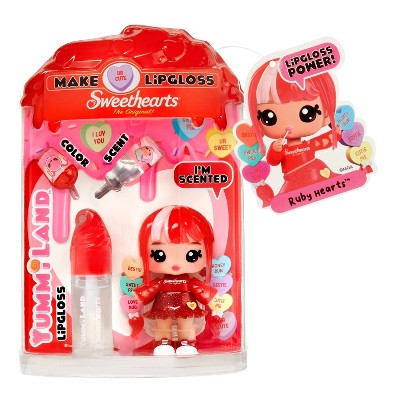 YummiLand 4'' Ruby Hearts Lip Gloss Doll