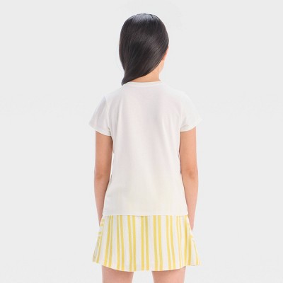 Girls' Short Sleeve Pineapple Graphic T-Shirt -Cat & Jack Cream S